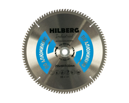 Диск пильный Industrial Алюминий (255x30 мм; 100Т) Hilberg HA255