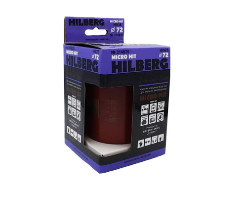Коронка алмазная Industrial Laser Micro Hit 72 мм под пылеудалитель Hilberg HI825 Коронка алмазная Industrial Laser Micro Hit 72 мм под пылеудалитель Hilberg HI825