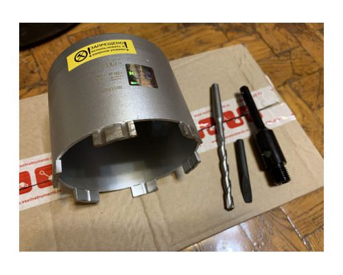 Коронка алмазная по бетону Laser 112 мм Hilberg HM211 Коронка алмазная по бетону Laser 112 мм Hilberg HM211
