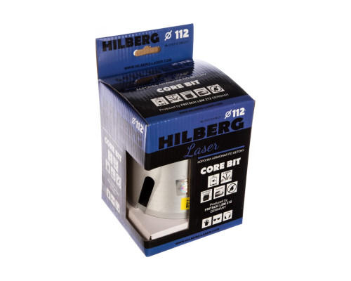 Коронка алмазная по бетону Laser 112 мм Hilberg HM211 Коронка алмазная по бетону Laser 112 мм Hilberg HM211