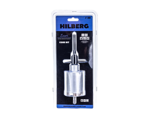 Коронка алмазная по бетону Laser 50 мм Hilberg HM250 Коронка алмазная по бетону Laser 50 мм Hilberg HM250
