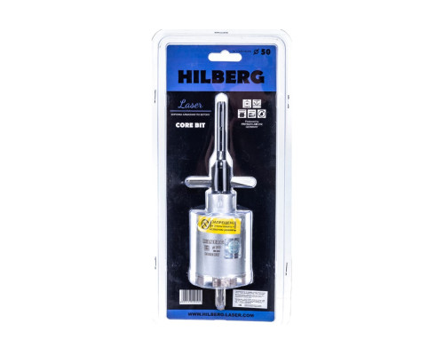 Коронка алмазная по бетону Laser 50 мм Hilberg HM250 Коронка алмазная по бетону Laser 50 мм Hilberg HM250