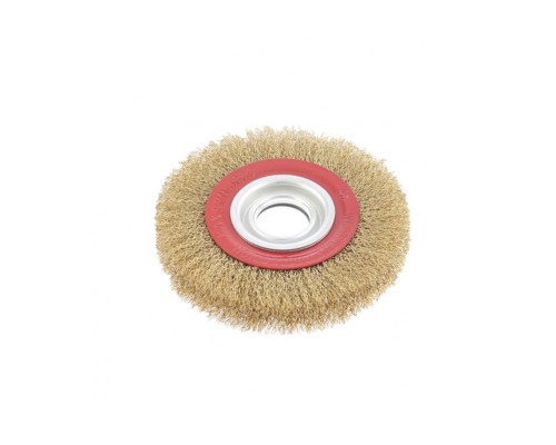 Щетка дисковая (150 мм; 32 мм) с латунированной витой проволокой MTX 74660