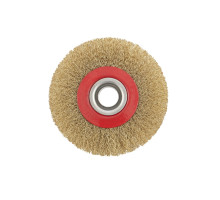 Щетка дисковая (200 мм; 32 мм) с латунированной витой проволокой MTX 74662