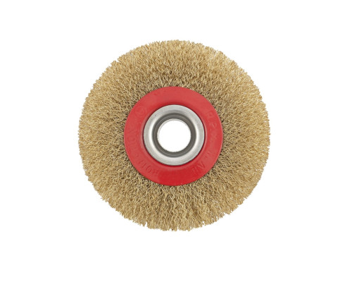 Щетка дисковая (200 мм; 32 мм) с латунированной витой проволокой MTX 74662