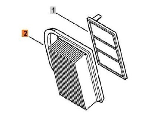 Фильтр основной+тонкой очистки STIHL TS-420 500i, 42381404403