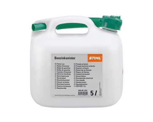 Канистра для бензина STIHL 5 л, прозрачная, 00008810202