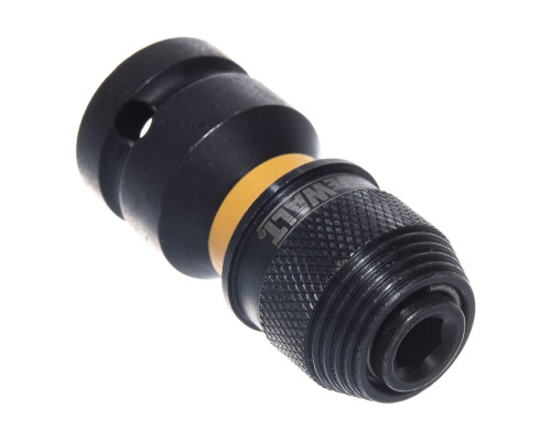 Адаптер для ударных гайковертов шестигранник 1/4”F - квадрат 1/2”F DEWALT DT7508