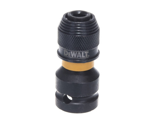 Адаптер для ударных гайковертов шестигранник 1/4”F - квадрат 1/2”F DEWALT DT7508