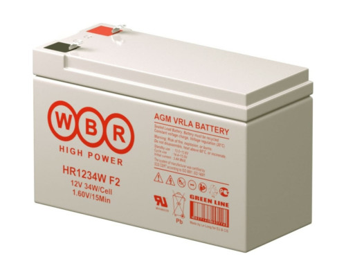 Аккумулятор HR1234W для ИБП WBR HR1234WF2WBR Аккумулятор HR1234W для ИБП WBR HR1234WF2WBR