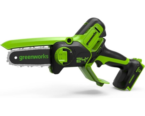 Аккумуляторная цепная мини пила GreenWorks 24V, 10 см, без АКБ и ЗУ 2008207