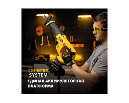 Аккумуляторная сабельная пила Denzel crc-115, 18 В li-ion 28465 Аккумуляторная сабельная пила Denzel crc-115, 18 В li-ion 28465