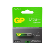Алкалиновые батарейки GP Ultra Plus Alkaline 24А AАA - 4 шт. GP 24AUPNEW-2CR4