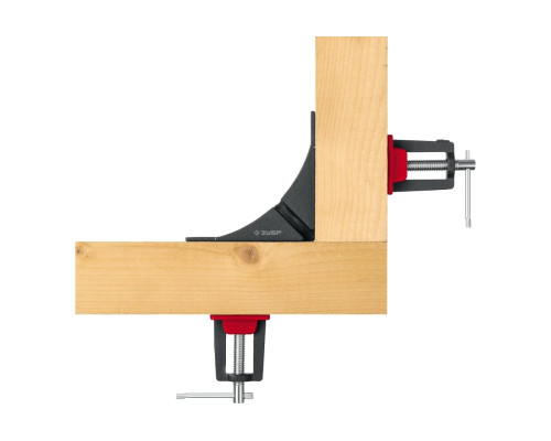 Алюминиевая угловая струбцина ЗУБР У-90 2x73 мм 32219