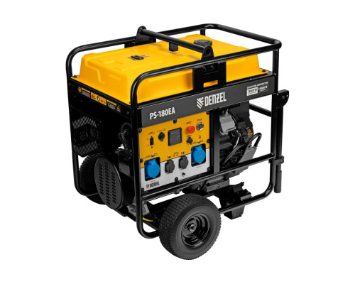 Бензиновый генератор Denzel PS-180EA 18 кВт, 230 В, 65 л, разъём ATS, электростартер 946974 Бензиновый генератор Denzel PS-180EA 18 кВт, 230 В, 65 л, разъём ATS, электростартер 946974