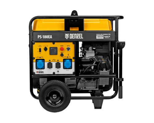 Бензиновый генератор Denzel PS-180EA 18 кВт, 230 В, 65 л, разъём ATS, электростартер 946974 Бензиновый генератор Denzel PS-180EA 18 кВт, 230 В, 65 л, разъём ATS, электростартер 946974