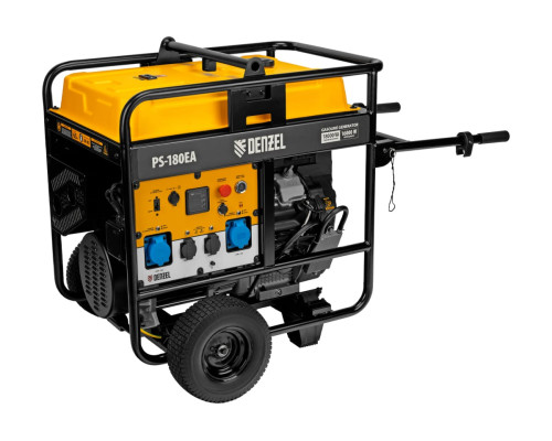 Бензиновый генератор Denzel PS-180EA 18 кВт, 230 В, 65 л, разъём ATS, электростартер 946974 Бензиновый генератор Denzel PS-180EA 18 кВт, 230 В, 65 л, разъём ATS, электростартер 946974