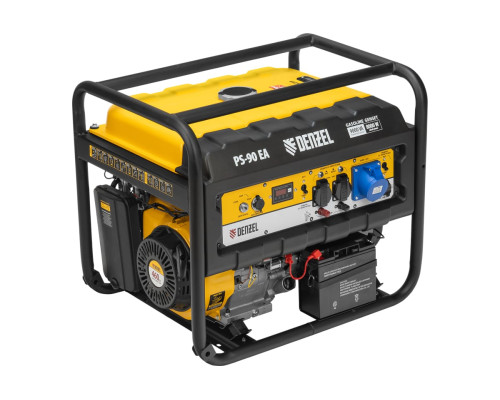 Бензиновый генератор DENZEL PS 90 EA, 9,0 кВт, 230В, 25л 946934 Бензиновый генератор DENZEL PS 90 EA, 9,0 кВт, 230В, 25л 946934
