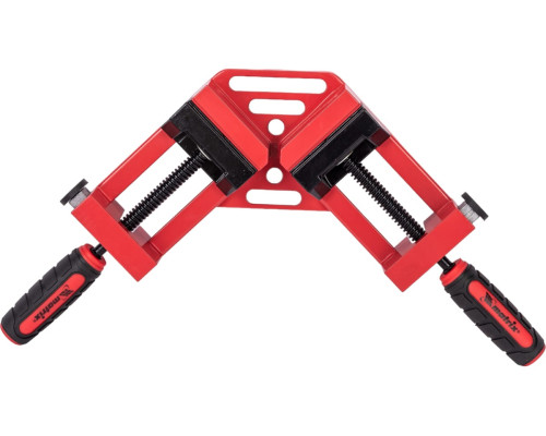 Быстрозажимная угловая струбцина MATRIX 65/65 мм, обрезиненные рукоятки 20322