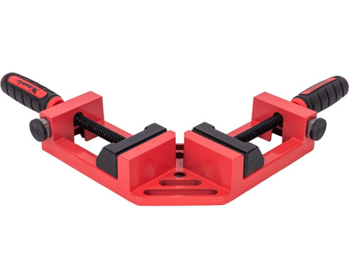 Быстрозажимная угловая струбцина MATRIX 65/65 мм, обрезиненные рукоятки 20322