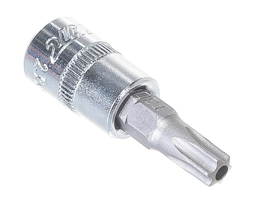 Бита-головка с отверстием 1/4” TORX T30Hх37мм JTC 23530