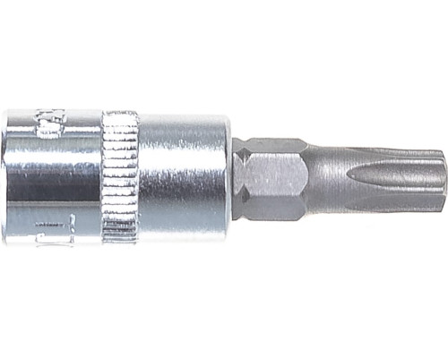 Бита-головка с отверстием 1/4” TORX T30Hх37мм JTC 23530