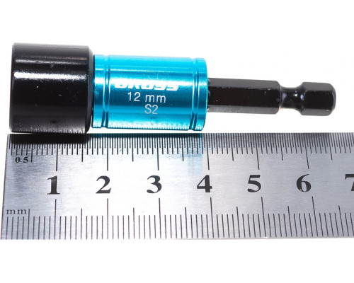 Бита с торцевой головкой магнитная (12 мм) GROSS 11621