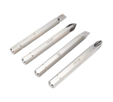 Биты KRAFTOOL 4 шт, 75 мм для ударной отвертки 25552