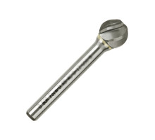 Бор-фреза форма D сфера, ALU, 10х9х54 мм, хв-к 6 мм D.BOR D-RB-AC-D-10-054-6