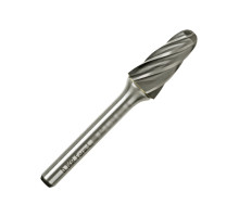 Бор-фреза форма L конус с закругленной головой, ALU, 10х20х65 мм, хв-к 6 мм D.BOR D-RB-AC-L-10-065-6