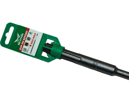 Бур по бетону и кирпичу 4 кромки 14x600 мм, SDS-MAX MD-STARS MD-B4CM14Х600 Бур по бетону и кирпичу 4 кромки 14x600 мм, SDS-MAX MD-STARS MD-B4CM14Х600