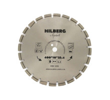 Диск алмазный отрезной по асфальту (400х25.4 мм) Hilberg HM309