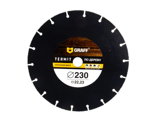 Диск отрезной по дереву Termit 230 мм для УШМ GRAFF termit230