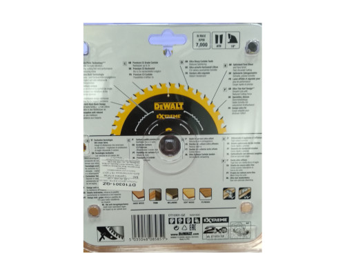 Диск пильный (165х20 мм) DEWALT DT 10301