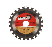 Диск пильный по дереву Двойной ресурс (125х22.23 мм; 24TPIх2) для УШМ Pilorama 501224