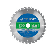 Диск пильный по дереву ЗУБР Быстрорез 255x30 мм, 32Т 36901-255-30-32_z01