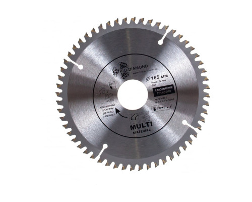 Диск пильный по мультиматериалам (165х32/30/20 мм; 56T) TRIO-DIAMOND MM906