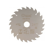 Диск пильный с тефлоновым покрытием по дереву Profi plus 185x1.3/2x30/25.4/20/16 мм, 24Т CUTOP 75-18524Т