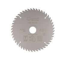 Диск пильный с тефлоновым покрытием по дереву Profi plus 190x1.5/2.2x30/25.4/20/16 мм, 48Т CUTOP 75-19048Т