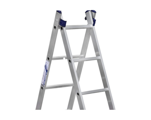 Двухсекционная универсальная алюминиевая лестница Алюмет H2 5211