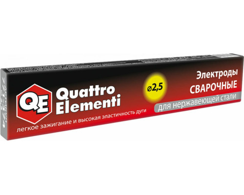 Электрод по нержавеющей стали (1,0 кг; 2.5 мм) QUATTRO ELEMENTI 771-374 Электрод по нержавеющей стали (1,0 кг; 2.5 мм) QUATTRO ELEMENTI 771-374