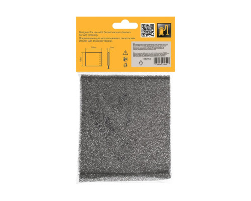 Фильтр полиуретановый для пылесоса универсальный Denzel 28210