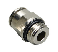 Фитинг 12 мм с наружной металлической резьбой G1/4" CDC Pneumatics BPC 12G02