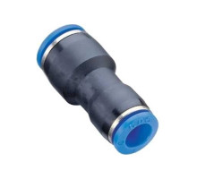 Фитинг цанговый прямой переходной пластиковый 10 мм на 8 мм CDC Pneumatics PG 1008N