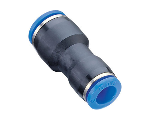 Фитинг прямой переходной пластиковый 12 мм на 8 мм CDC Pneumatics PG 1208N Фитинг прямой переходной пластиковый 12 мм на 8 мм CDC Pneumatics PG 1208N