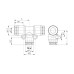 Фитинг Т-образный пластиковый 10 мм на 8 мм CDC Pneumatics PGT 1008N
