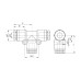 Фитинг Т-образный пластиковый 6 мм CDC Pneumatics PUT06