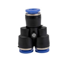 Фитинг Y-образный пластиковый 6 мм CDC Pneumatics PY 06N