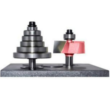 Фреза четвертная c набором подшипников (50x12.7x56 мм; хв-к 8 мм; Z=2; нижний подшипник) PROCUT 307811BP