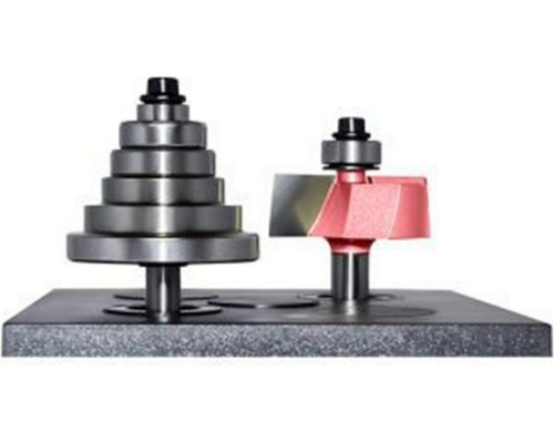 Фреза четвертная c набором подшипников (50x12.7x56 мм; хв-к 8 мм; Z=2; нижний подшипник) PROCUT 307811BP